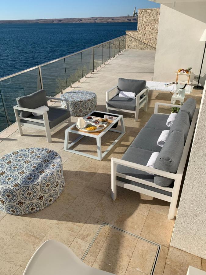 Villa Basthel Direct Aan Zee ,Verwarmd Zwembad En Sauna Barić Draga المظهر الخارجي الصورة